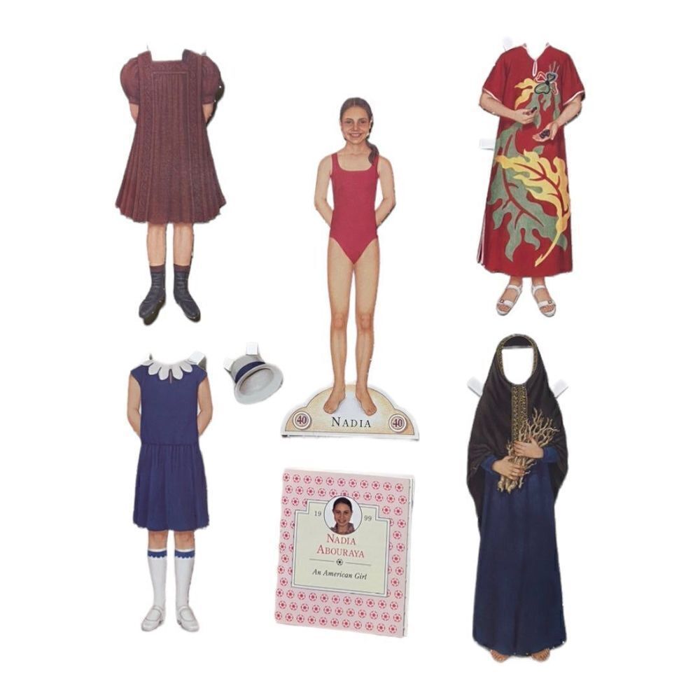 American Girl Vintage Paperdoll Nadia Abouraya